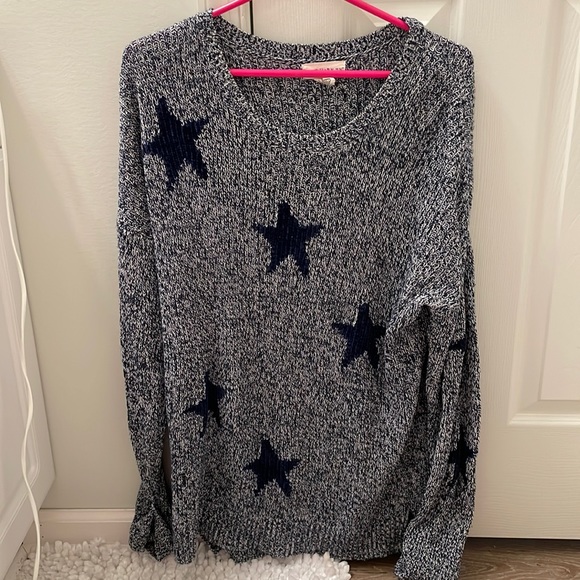 Blue Star long Sweater - Picture 1 of 3